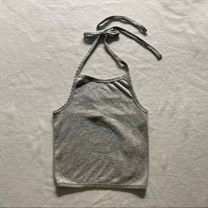 Forever 21 Gray Crop Top